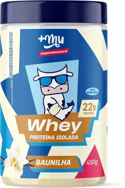 1. +Mu Pote Whey Isolado Sabor Baunilha 450g - +Mu