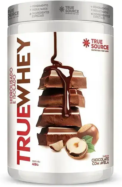 1. True Source True Whey Protein Hidrolisado e Isolado - True Source