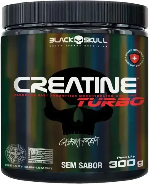3. Creatine Turbo 300g - Black Skull