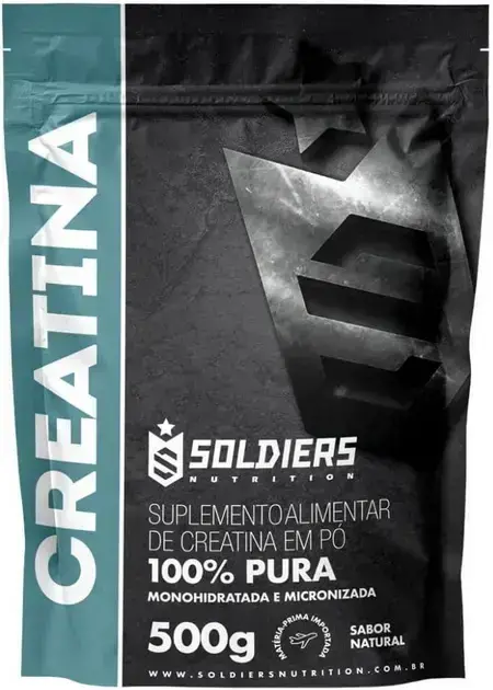 4. Creatina Monohidratada 500g - Soldiers Nutrition
