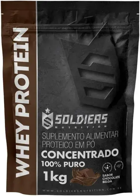 7. Whey Protein Concentrado 1Kg - Soldiers Nutrition