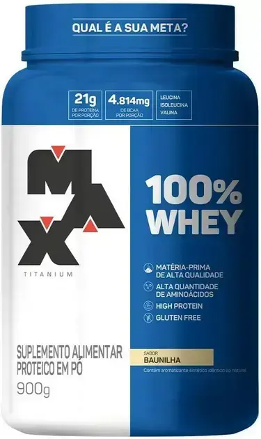 2. 100% Whey Max Titanium 900G - Max Titanium