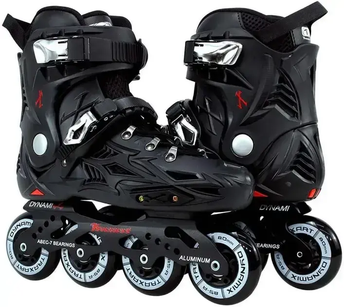4. Patins Traxart Dynamix Preto Versão 2-80mm ABEC-7 - Traxart