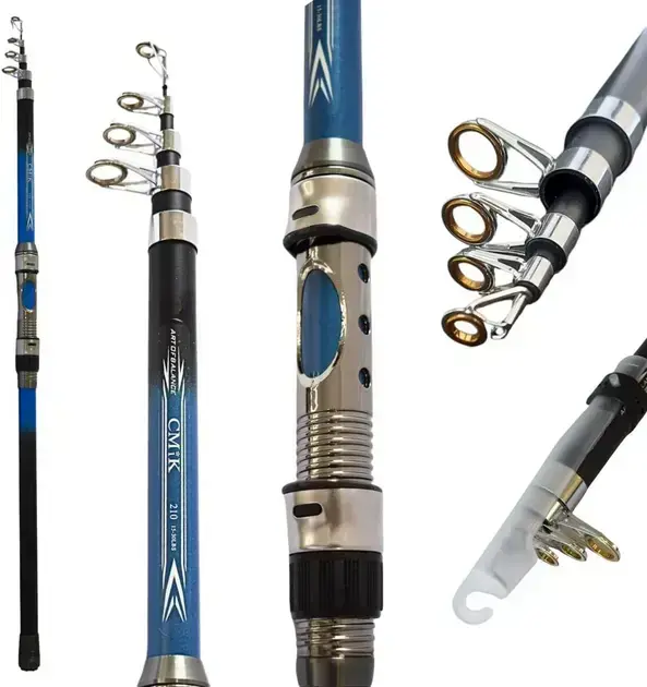 5. Vara de Pesca Telescópica 2,10m - Cmik